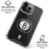 NBA Brooklyn Nets Distressed iPhone 15 Pro Clear Case